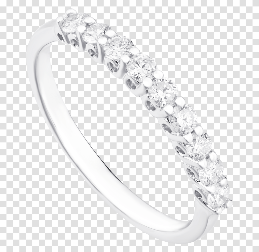 Dainty Half Eternity Diamond Ring Bangle, Accessories, Accessory, Gemstone, Jewelry Transparent Png