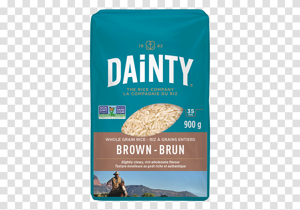 Dainty Rice, Person, Plant, Food, Advertisement Transparent Png