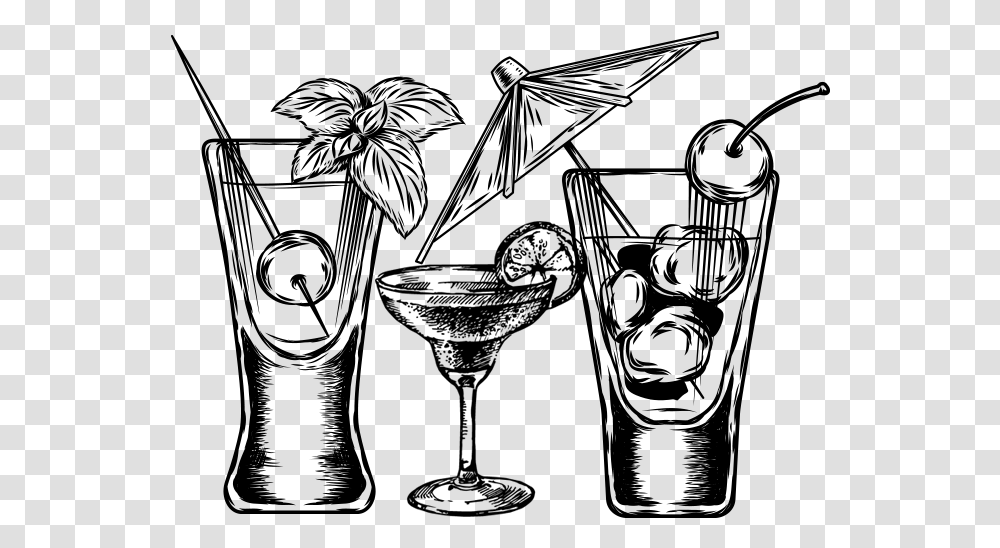 Daiquiris Copas Dibujo, Gray, World Of Warcraft Transparent Png