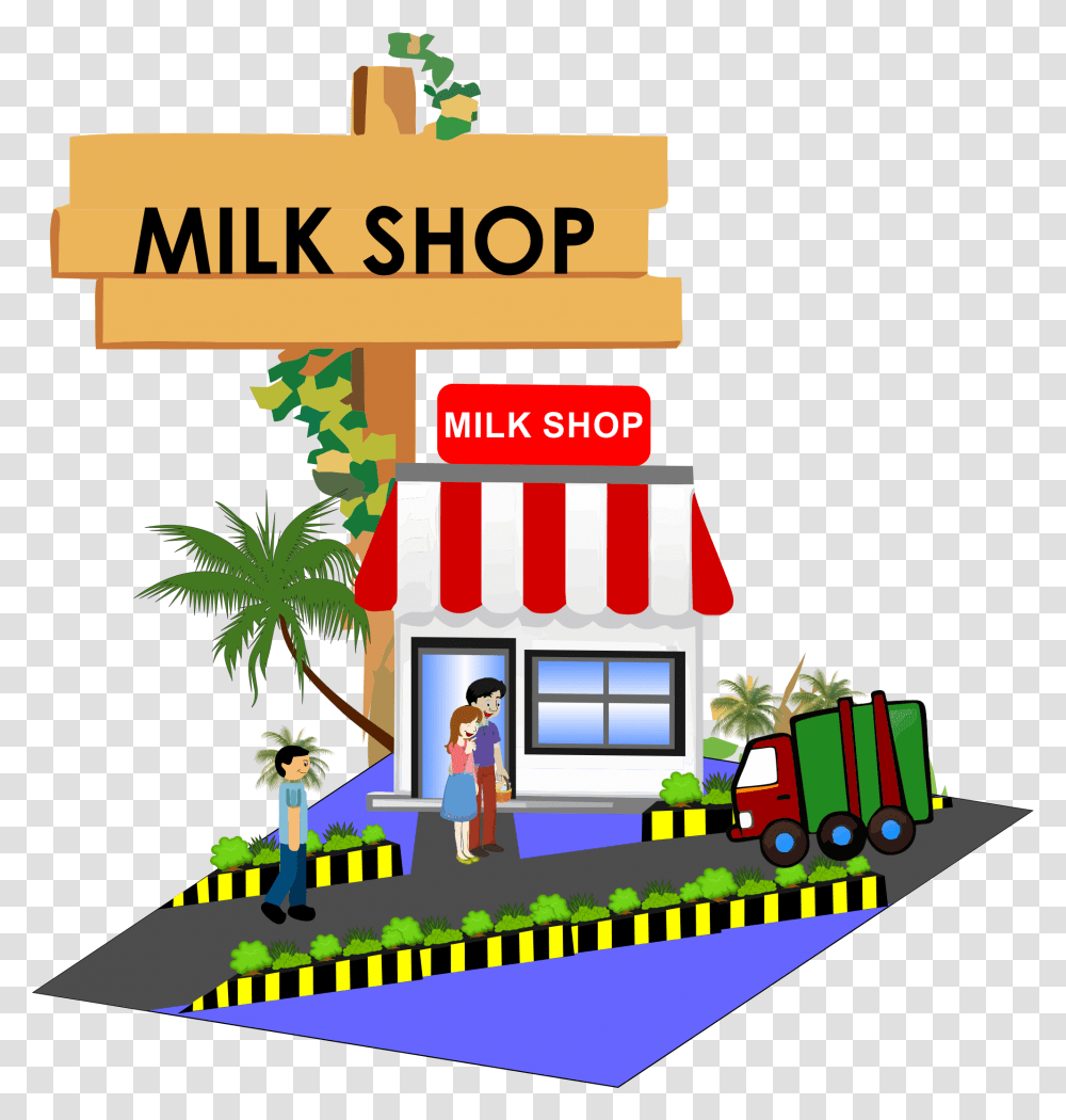 Dairy Clipart, Person, Tree Transparent Png