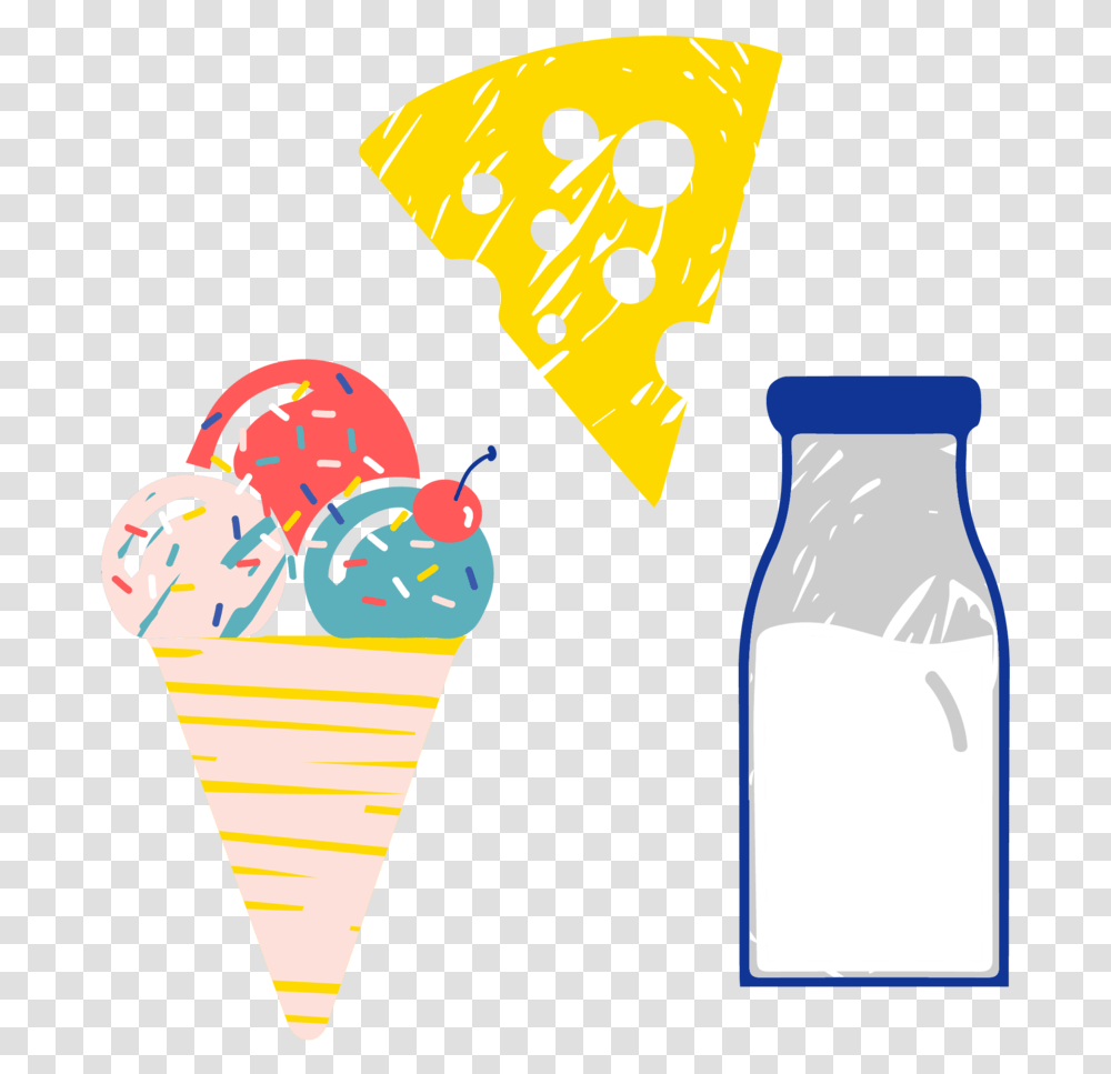 Dairy Cone, Beverage, Drink, Milk, Dessert Transparent Png