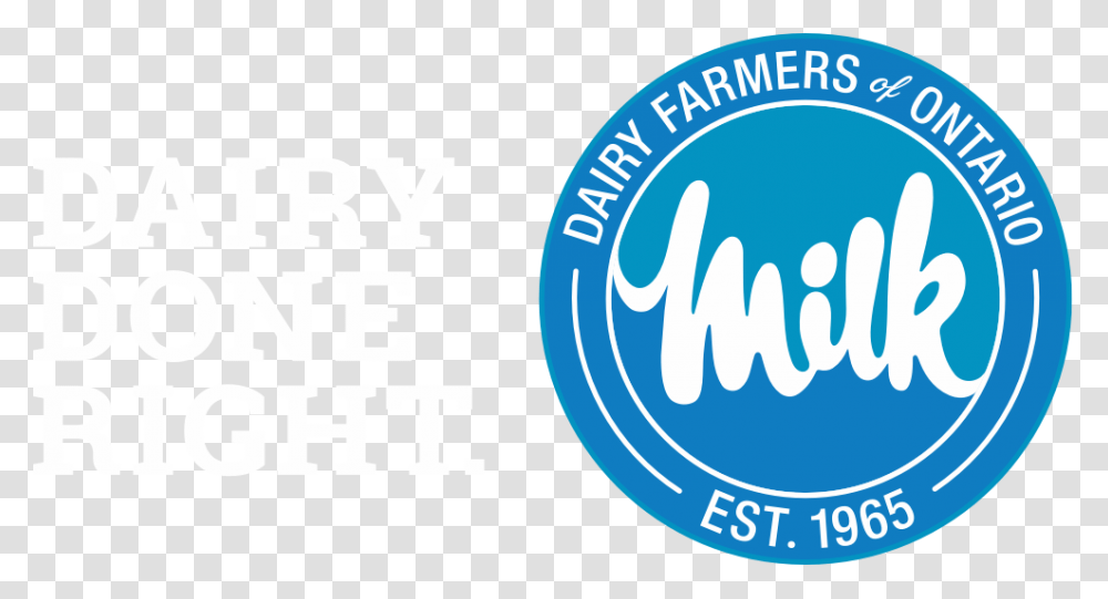 Dairy Done Right, Logo, Trademark Transparent Png