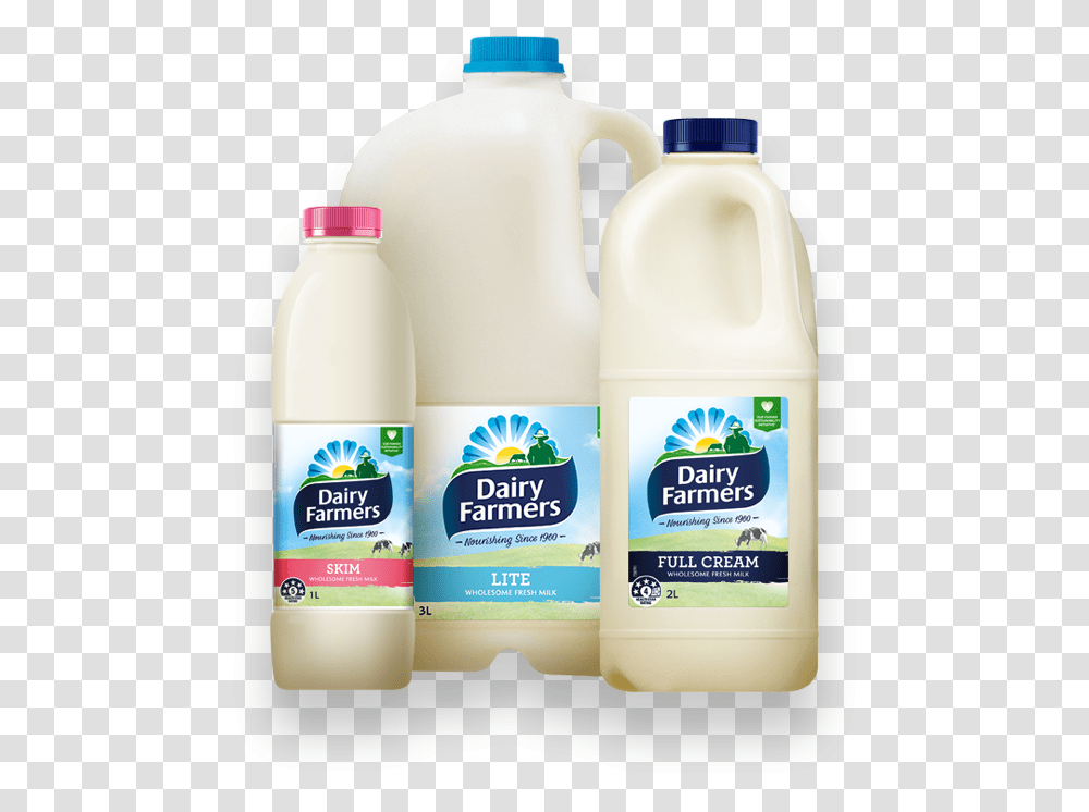 Dairy Farmers Australia Milk, Beverage, Drink, Label Transparent Png