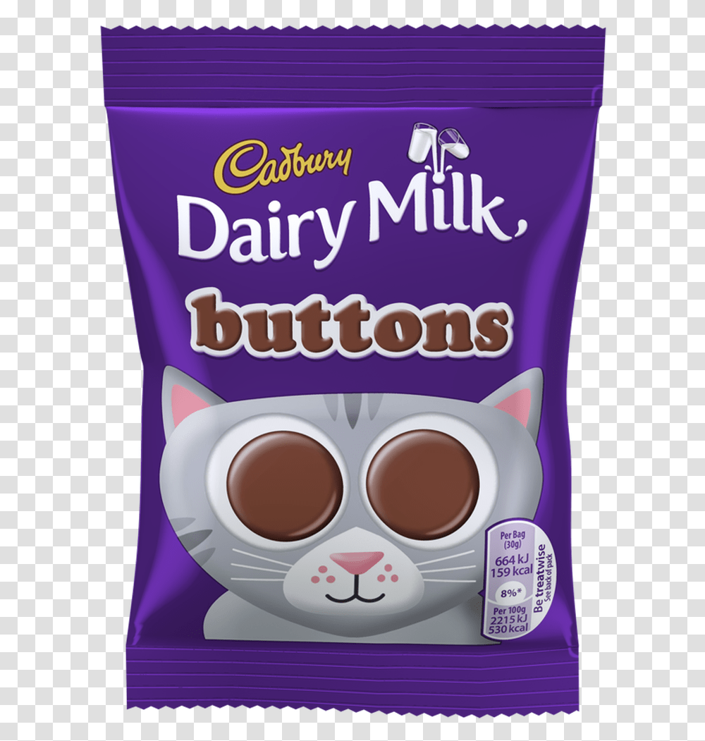 Dairy Milk Buttons Candy, Food, Bottle, Label, Plant Transparent Png