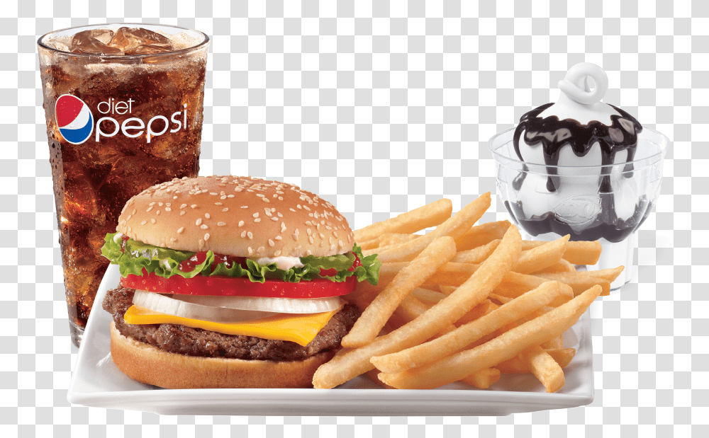 Dairy Queen Burger And Fries, Food, Ice Cream, Dessert, Creme Transparent Png
