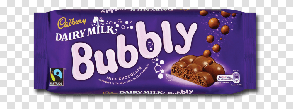 Dairymilk Bubbly 90g Cadbury Bubbly White Chocolate, Food, Sweets, Dessert, Bread Transparent Png