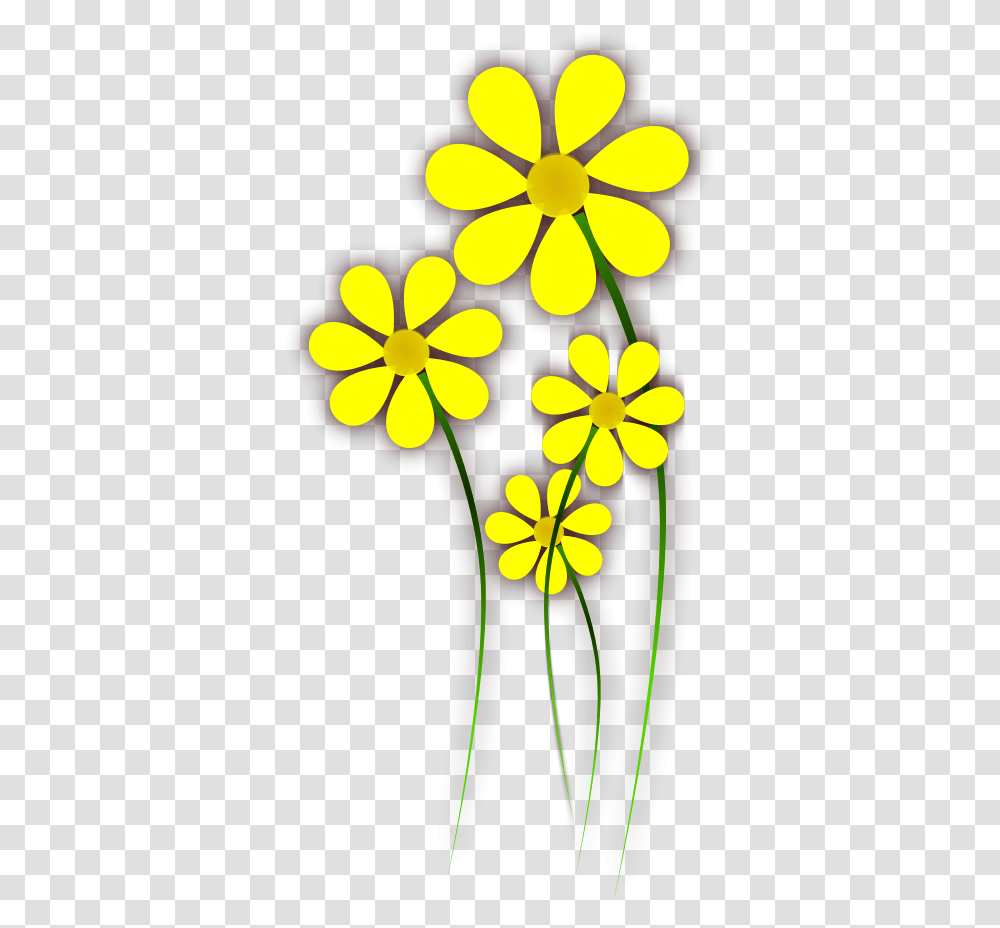 Daisies Yellow Flower Clip Arts For Yellow Daisy Flower Clipart, Plant, Graphics, Blossom, Floral Design Transparent Png