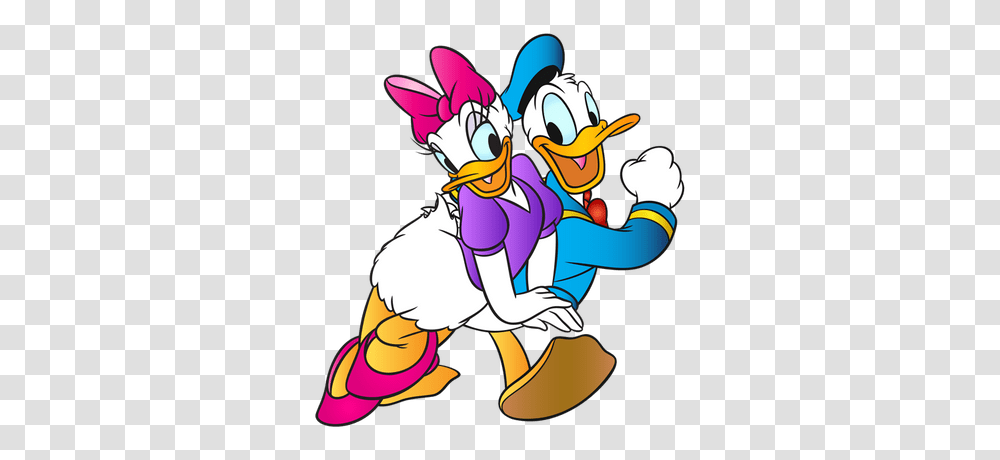 Daisy And Donald Dancing, Outdoors, Elf Transparent Png