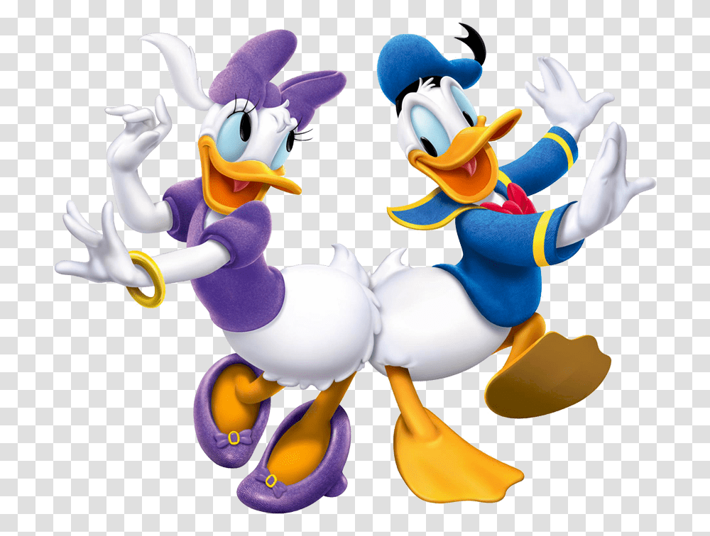 Daisy And Donald Dancing Donald Duck And Daisy, Toy, Animal Transparent Png