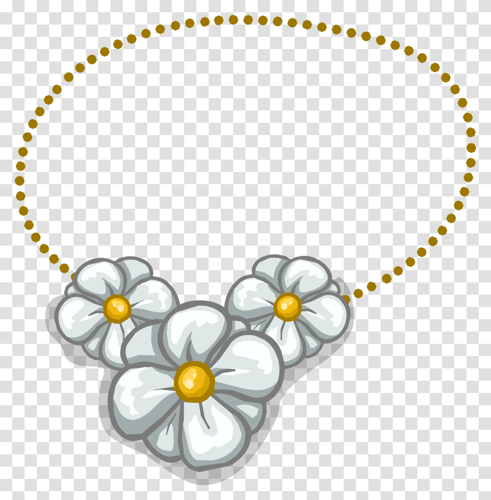 Daisy Clipart Daisy Chain Club Penguin Necklace, Accessories, Accessory, Jewelry, Collar Transparent Png