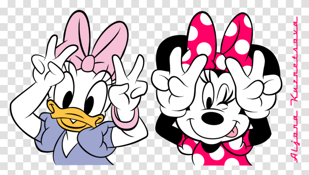 Daisy Duck And Minnie Mouse, Comics, Book Transparent Png
