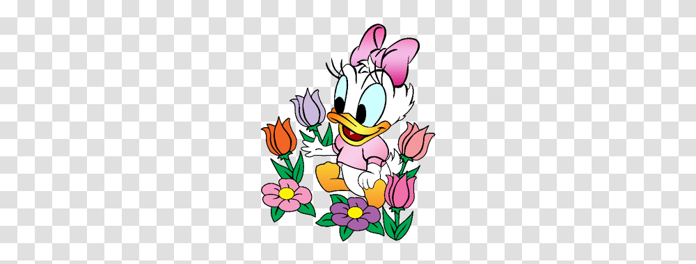 Daisy Duck Baby Clip Art, Floral Design, Pattern Transparent Png