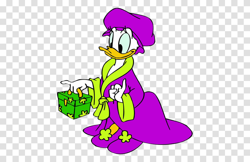 Daisy Duck Clipart Daisy Duck Robe, Performer, Clown, Leisure Activities Transparent Png