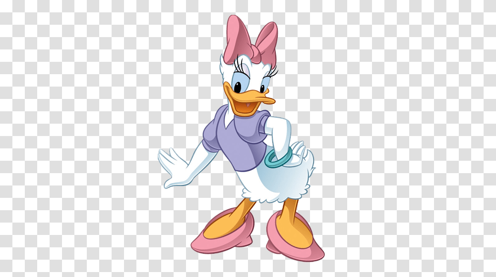 Daisy Duck Clipart, Person, People, Book Transparent Png