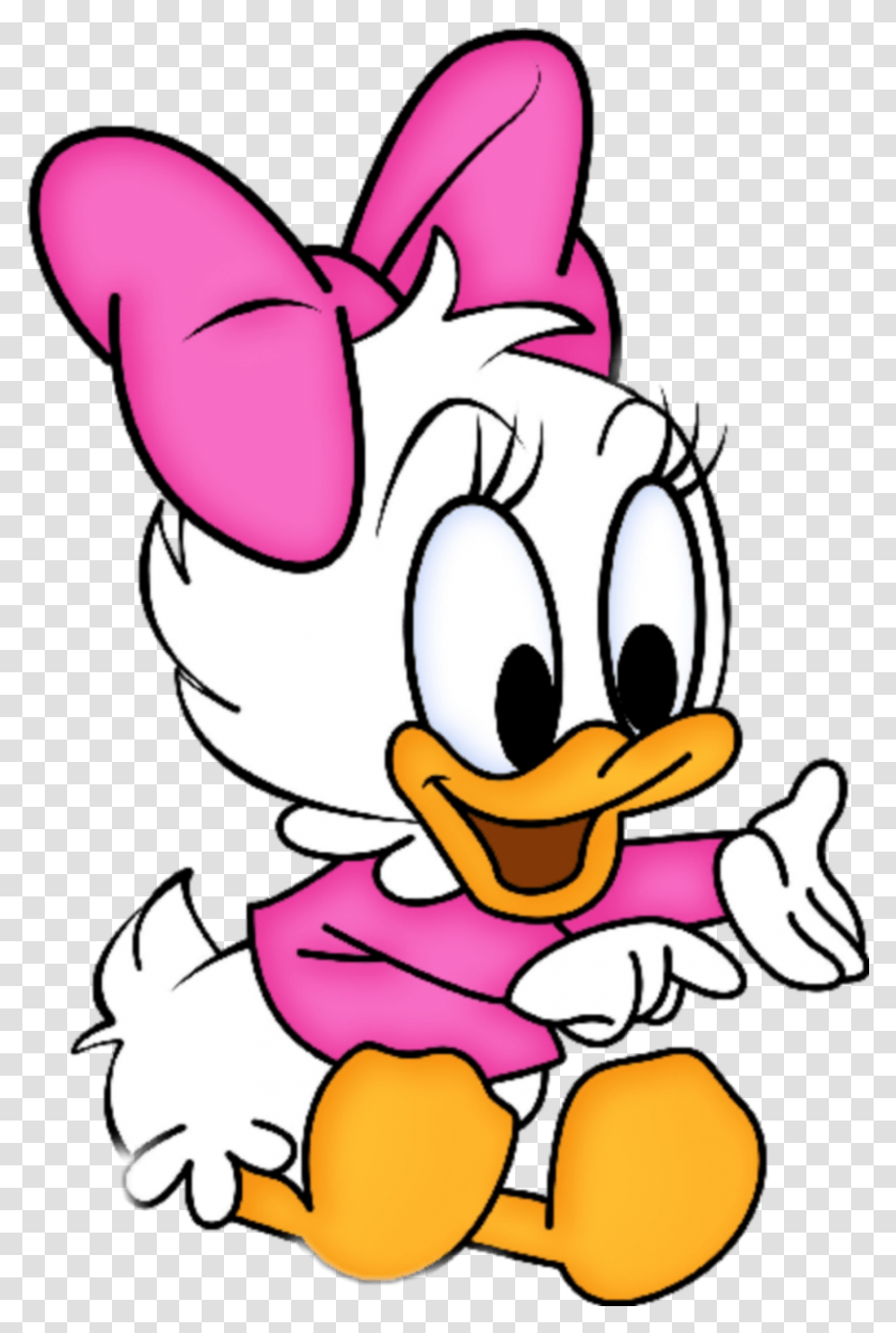 Daisy Duck Disney Clip Art Image Baby Daisy Duck Cartoon, Performer Transparent Png