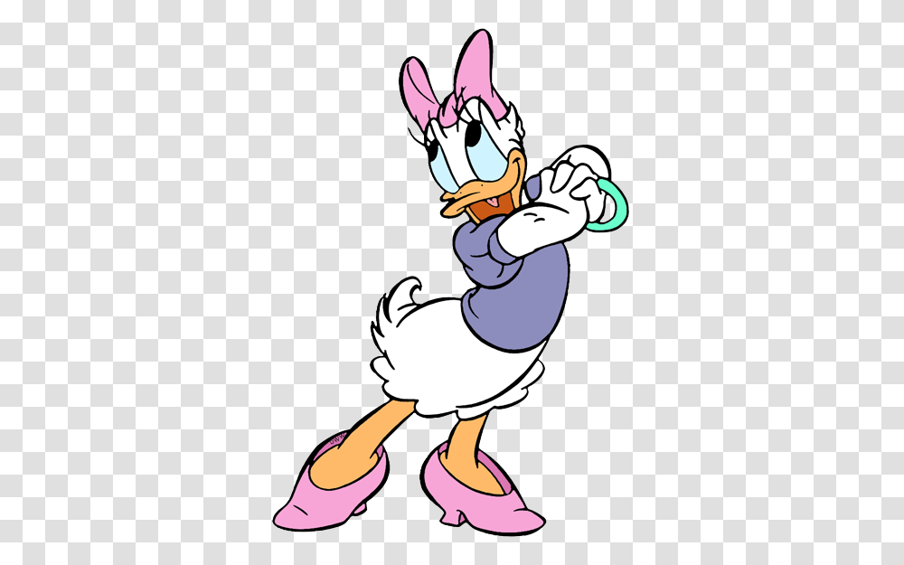Daisy Duck Images Free Download, Performer, Hand, Animal, Bird Transparent Png