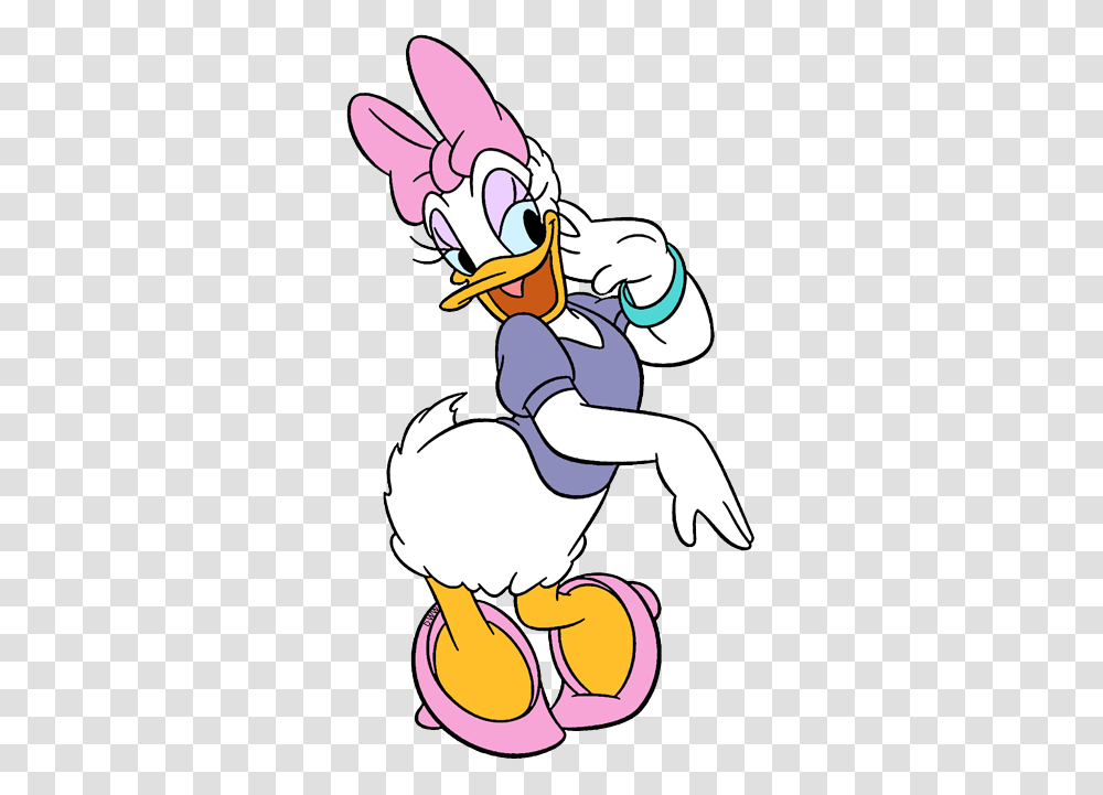 Daisy Duck Posing Clip Art Disney Daisy Duck, Outdoors, Animal, Amphibian, Wildlife Transparent Png