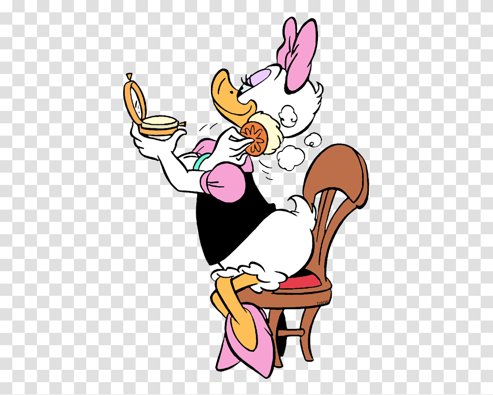 Daisy Duck With Makeup, Drawing, Animal Transparent Png
