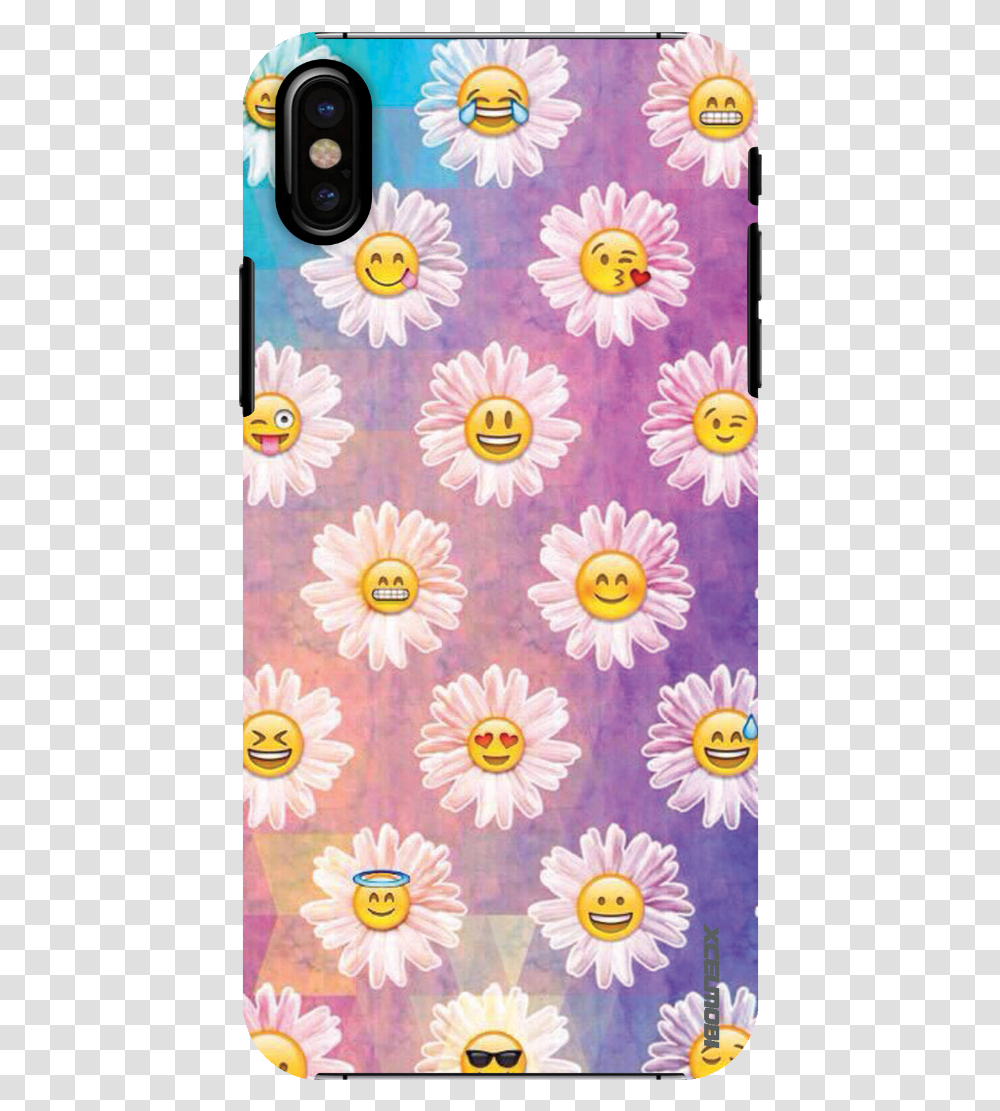 Daisy Emoji, Rug, Floral Design, Pattern Transparent Png