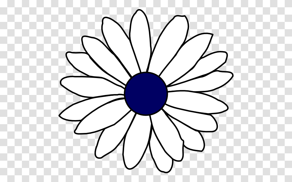 Daisy Flower Clipart Black And White White Flower Outline, Plant, Daisies, Blossom, Petal Transparent Png
