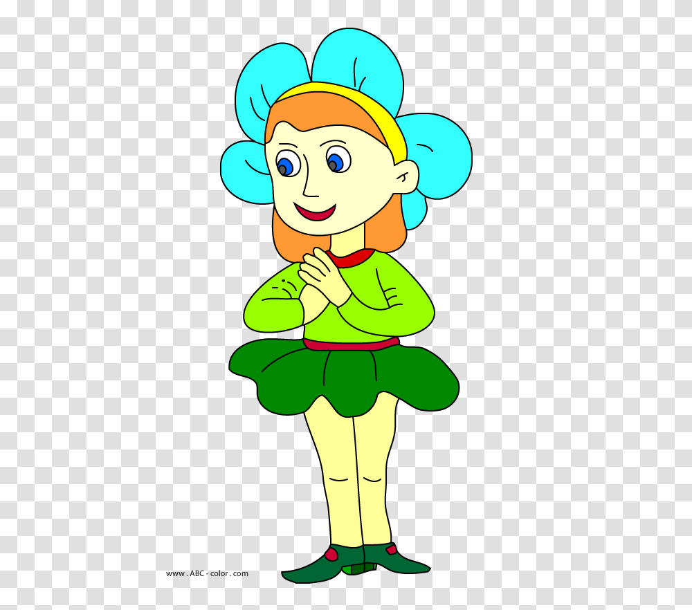 Daisy Girl Raster Painting, Elf, Person, Human Transparent Png