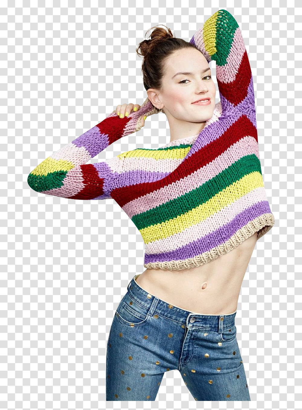 Daisy Ridley Asked Instagram Daisy Ridley Body, Clothing, Apparel, Sleeve, Sweater Transparent Png