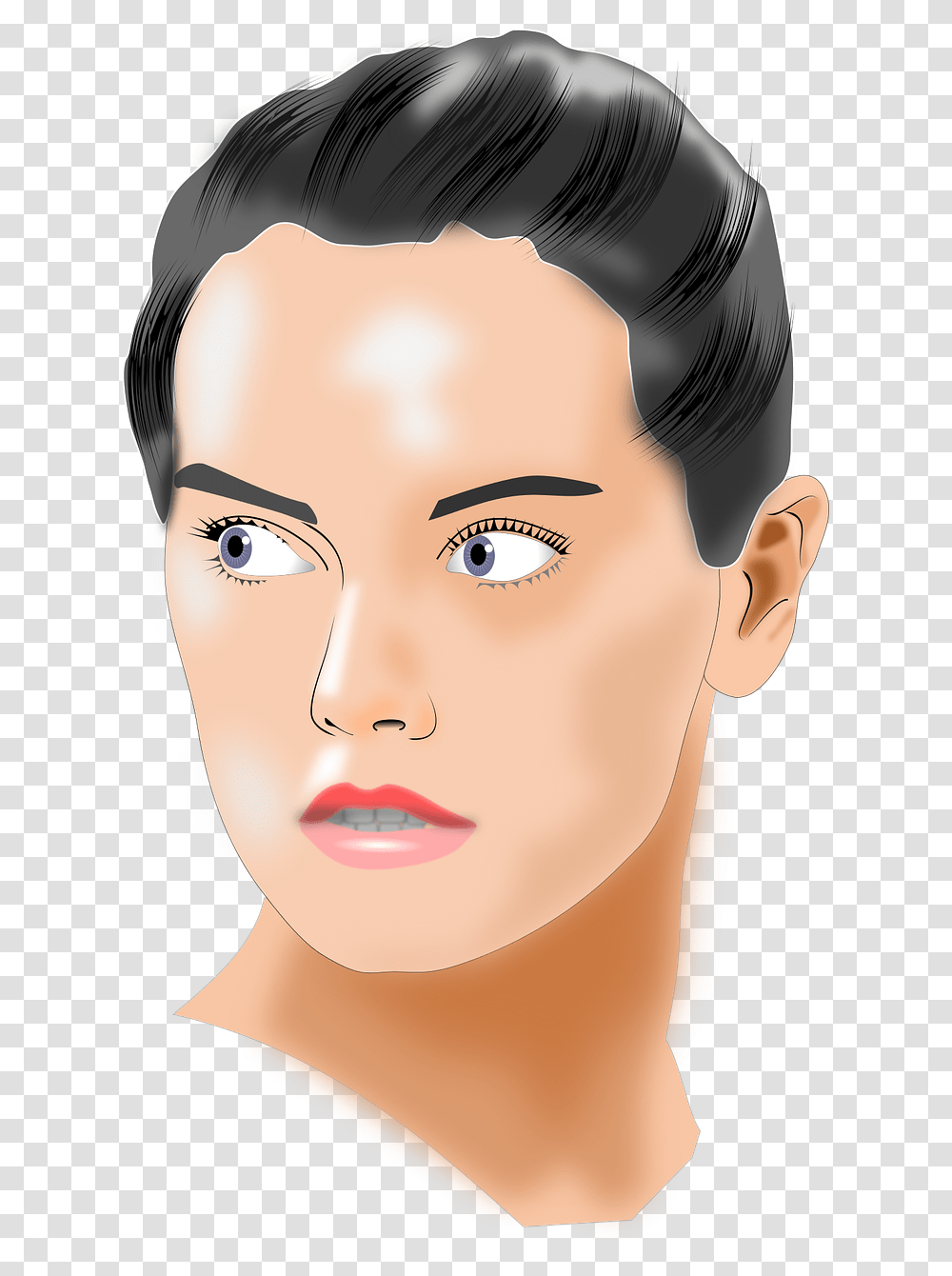 Daisy Ridley, Face, Person, Head, Skin Transparent Png