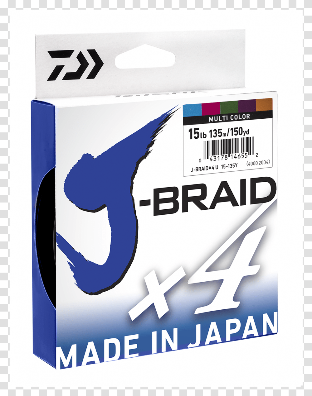 Daiwa J Braid X4 LineTitle Daiwa J Braid X4 Line Daiwa J Braid, Label, Poster, Advertisement Transparent Png