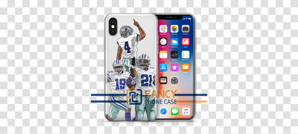 Dak Prescott Iphone Cases - Fancy Phone Case Llc Hockey Goalie Phone Cases, Helmet, Clothing, Apparel, Person Transparent Png