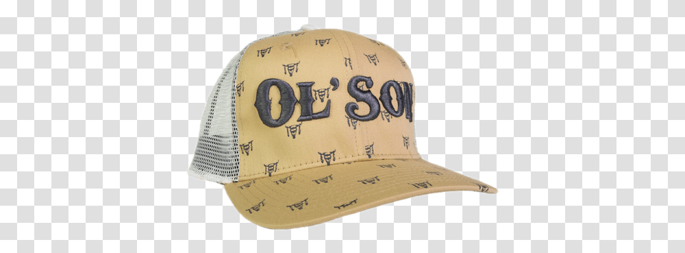 Dale Brisby Ol' Son Pale Yellow Mesh Precurved Skull Print For Baseball, Clothing, Apparel, Baseball Cap, Hat Transparent Png