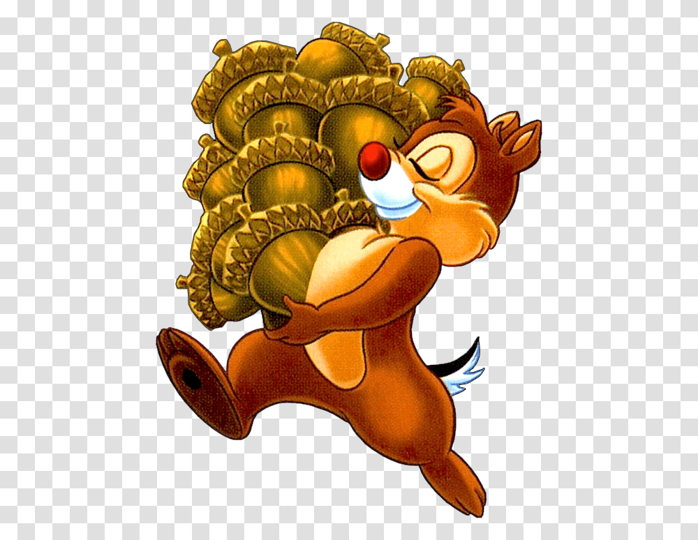 Dale Gathering Acorns Disney Chip And Dale Chips, Plant, Outdoors, Furniture, Performer Transparent Png