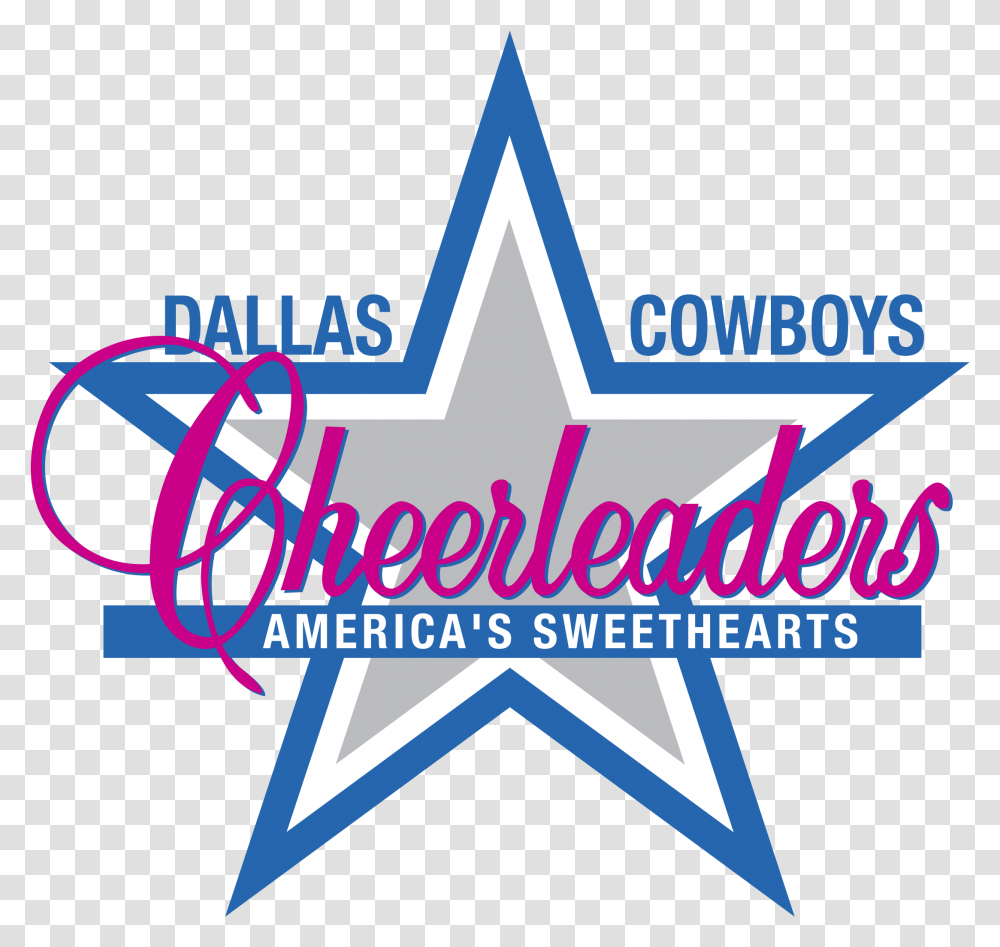 Dallas Cowboys Cheerleaders Dallas Cowboy Cheerleaders Dallas Cowboys Cheerleaders Logo, Star Symbol, Poster Transparent Png
