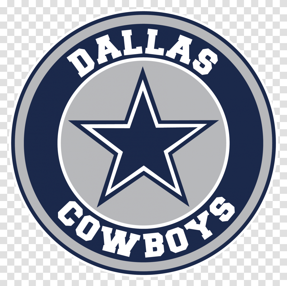 Dallas Cowboys Circle Logo Vinyl Decal Dallas Cowboys, Symbol, Star Symbol, Emblem, Trademark Transparent Png