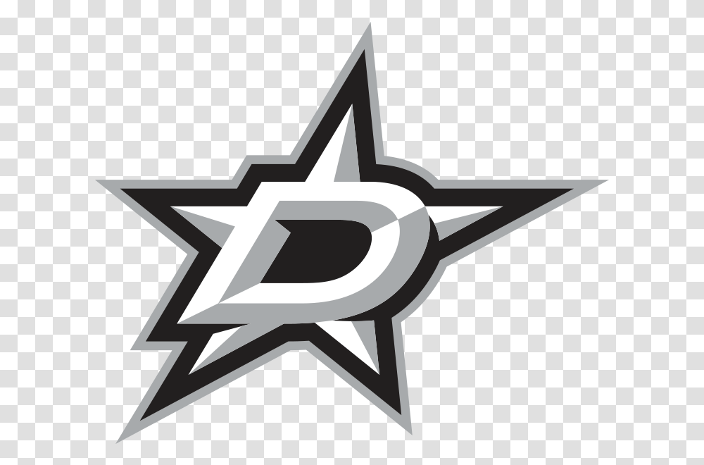 Dallas Cowboys Logo Clipart Nhl Dallas Stars Logo, Star Symbol, Cross Transparent Png