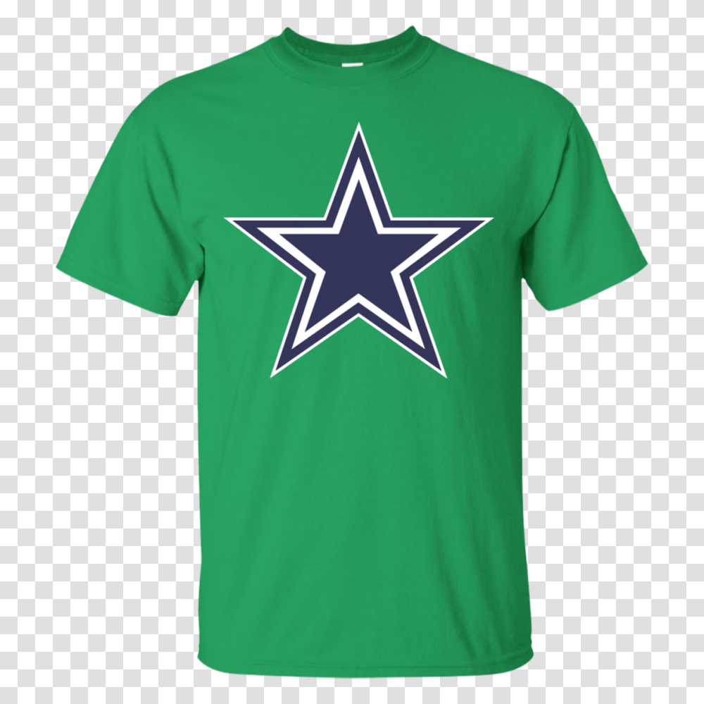 Dallas Cowboys Logo Football Mens T Shirt, Apparel, Star Symbol, T-Shirt Transparent Png