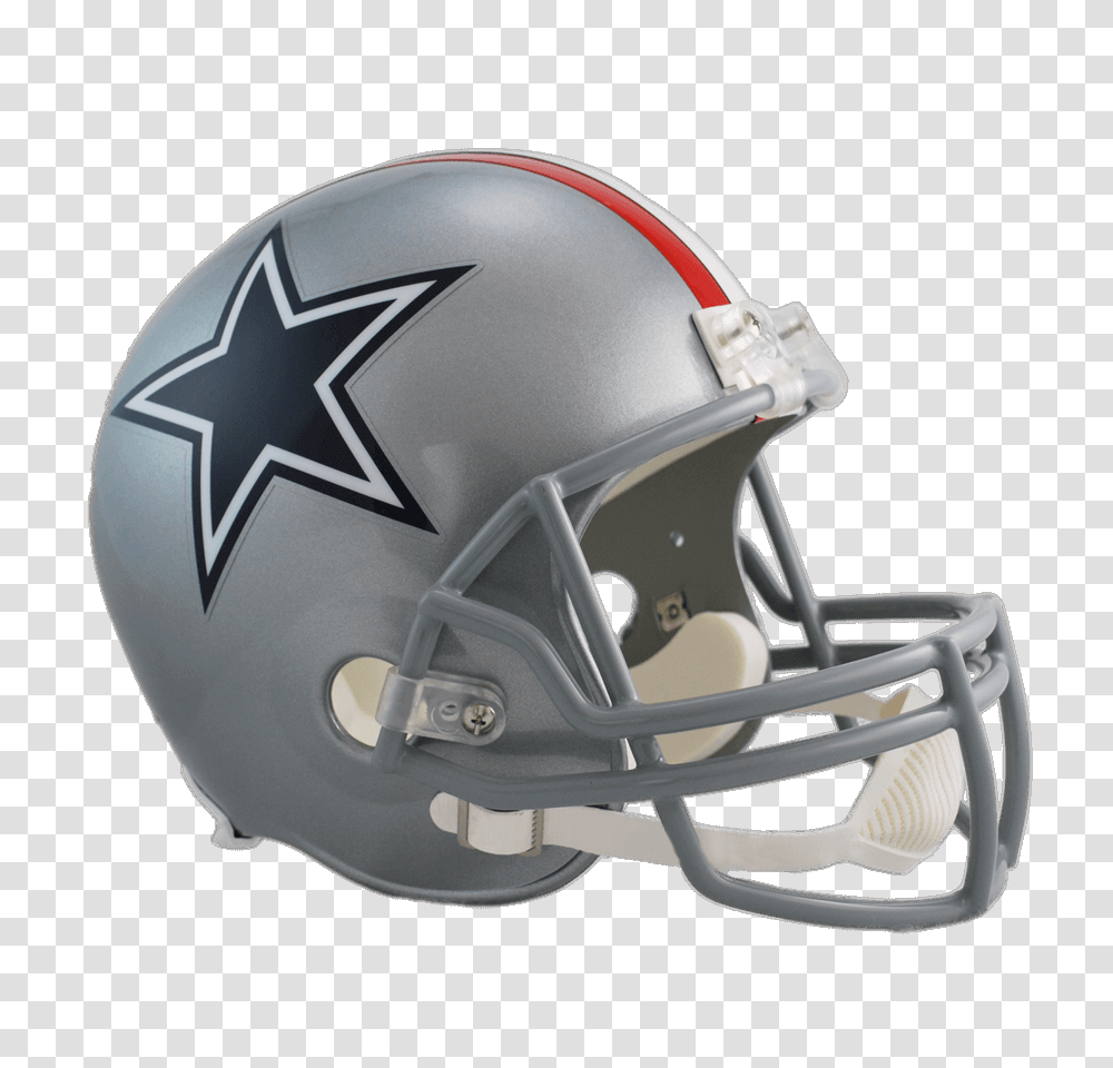 Dallas Cowboys Mini Vsr4 Throwback 1976 Nfl Full Size Helmet, Clothing, Apparel, Football Helmet, American Football Transparent Png