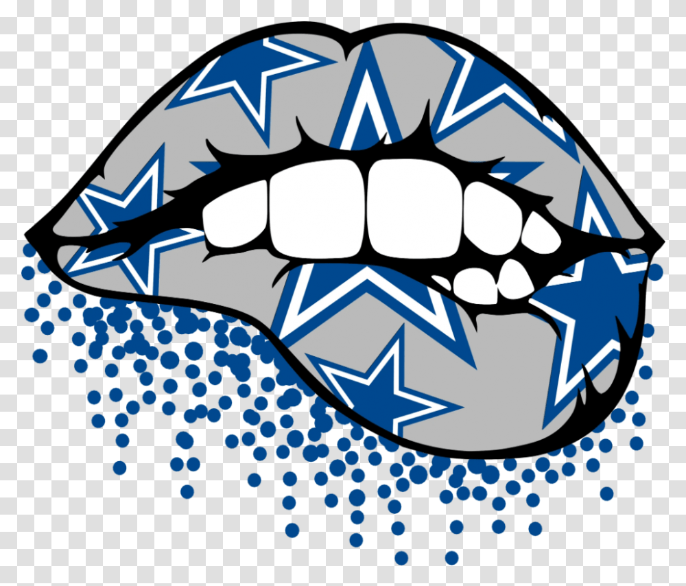 Dallas Cowboys Nfl Svg Football New Orleans Saints Logo, Teeth, Mouth, Lip, Graphics Transparent Png