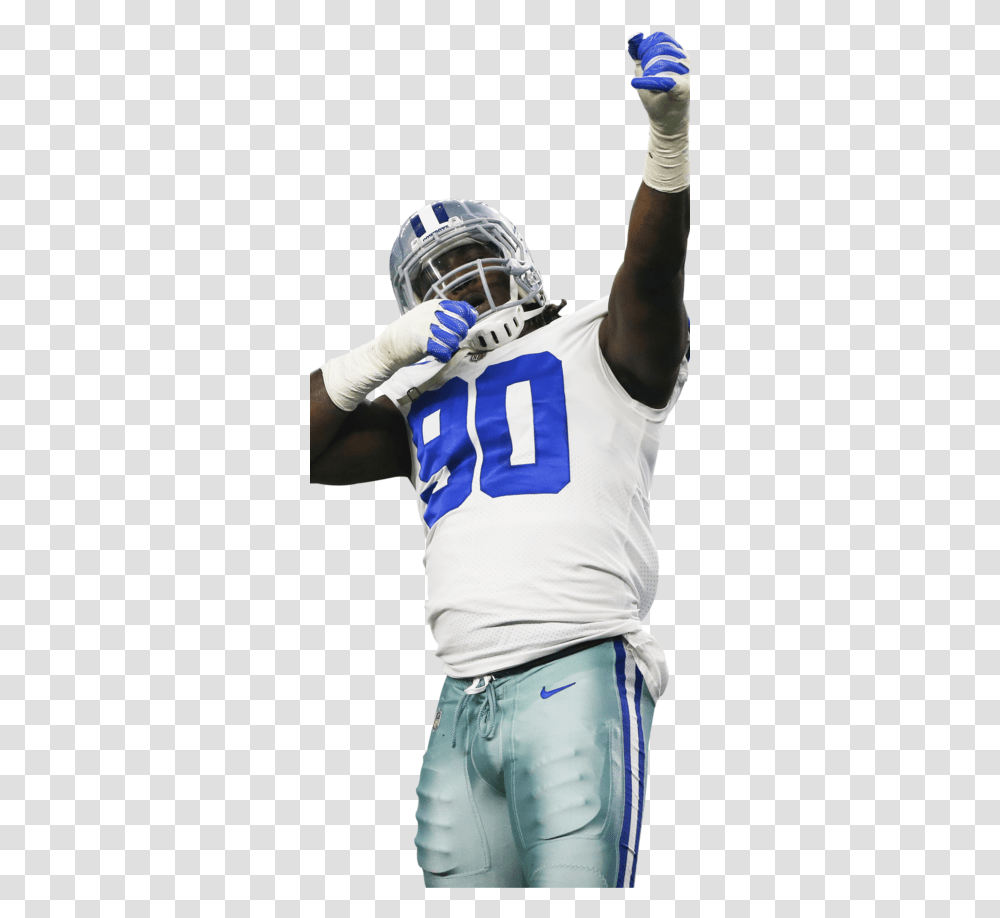 Dallas Cowboys Players Demarcus Lawrence No Background, Helmet, Person, People Transparent Png