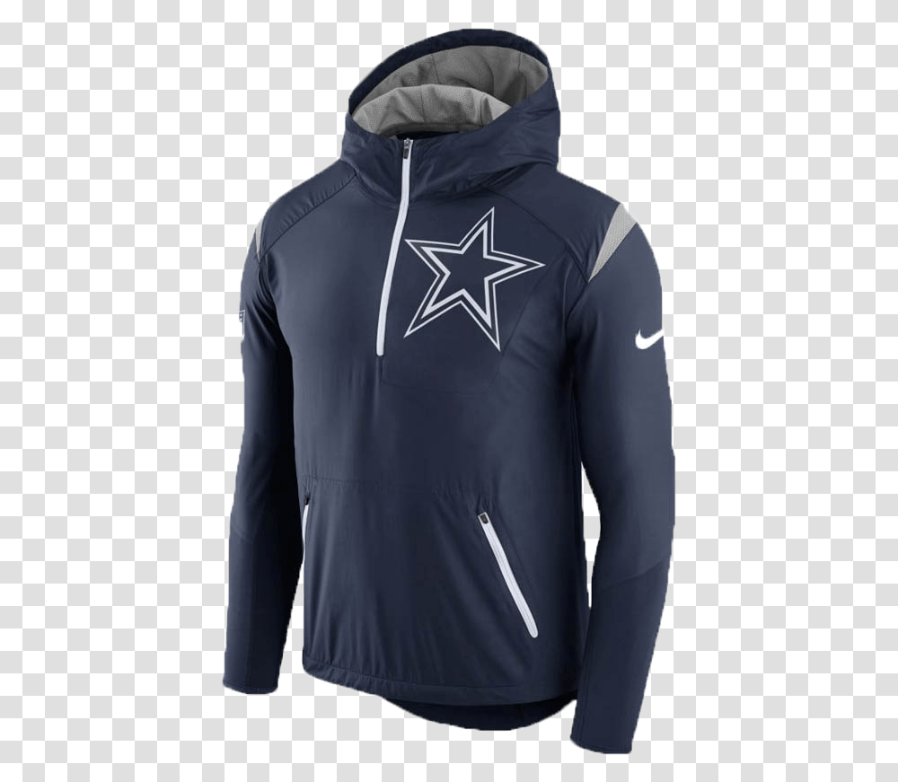 Dallas Cowboys Players Men's Chicago Bears Nike Navy Sideline Fly Rush Half, Sleeve, Apparel, Long Sleeve Transparent Png