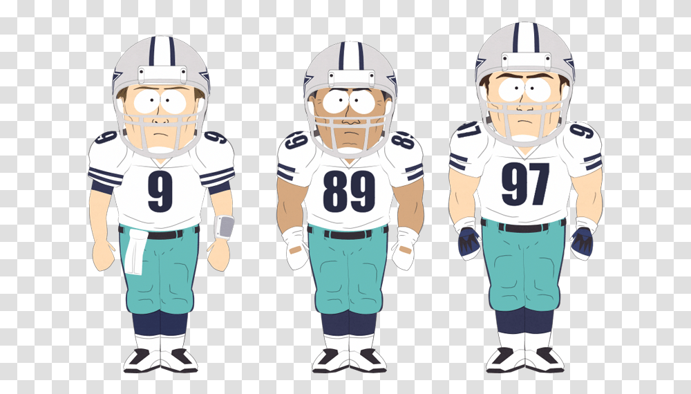 Dallas Cowboys South Park Football, Clothing, Helmet, Person, People Transparent Png