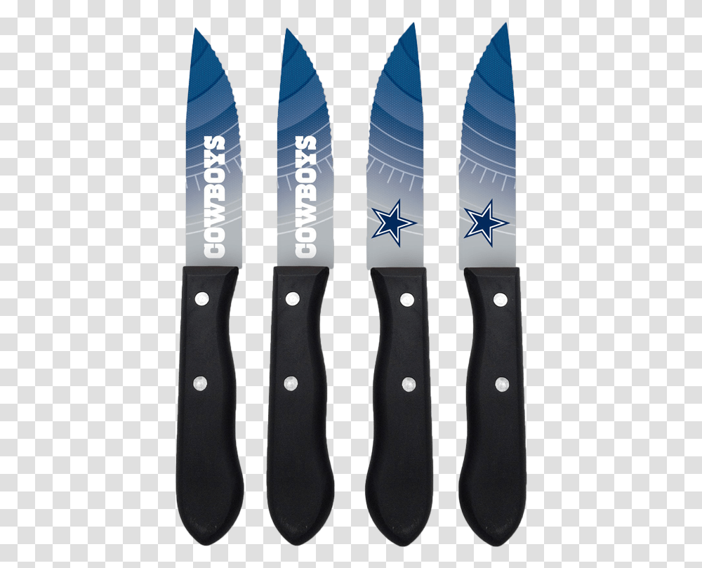 Dallas Cowboys Steak Knives Dallas Cowboys, Knife, Blade, Weapon, Cutlery Transparent Png