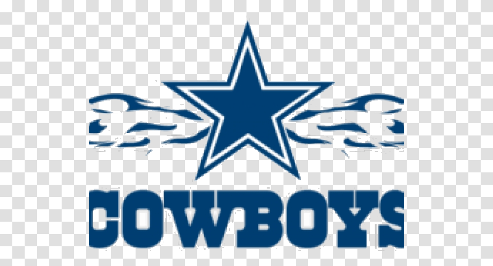 Dallas Cowboys Symbol Clipart Printable Star Free Dallas Cowboys Logo With Flames, Cross, Star Symbol, Trademark Transparent Png