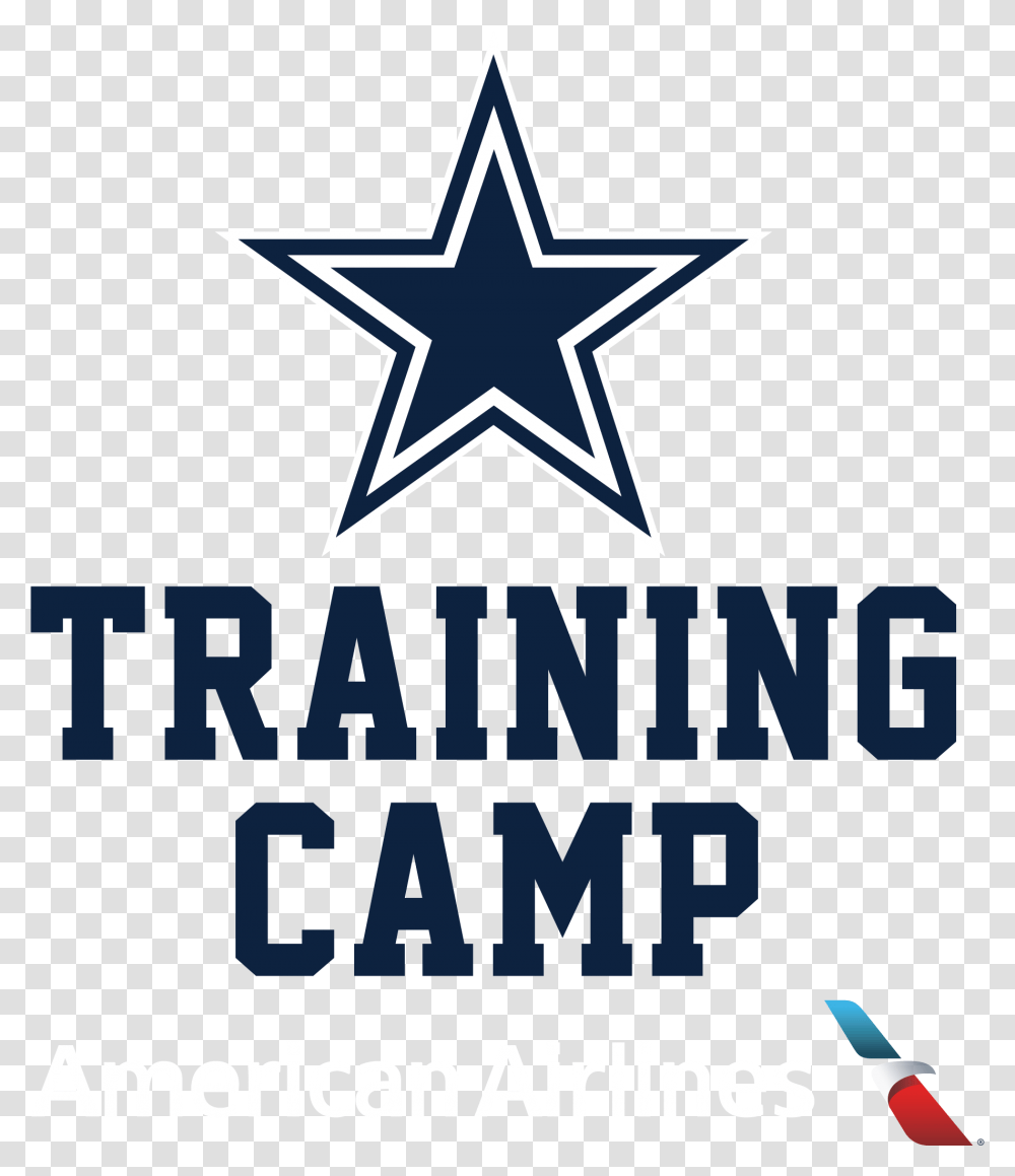 Dallas Cowboys Training Camp Logo Organization Brand Dallas Cowboys Training Camp Dates 2019, Star Symbol, Cross Transparent Png