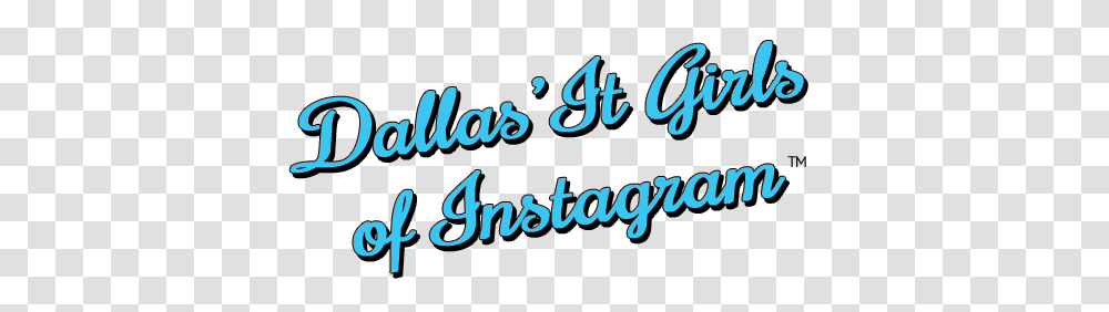 Dallas It Girls Of Instagram Party, Alphabet, Word, Handwriting Transparent Png