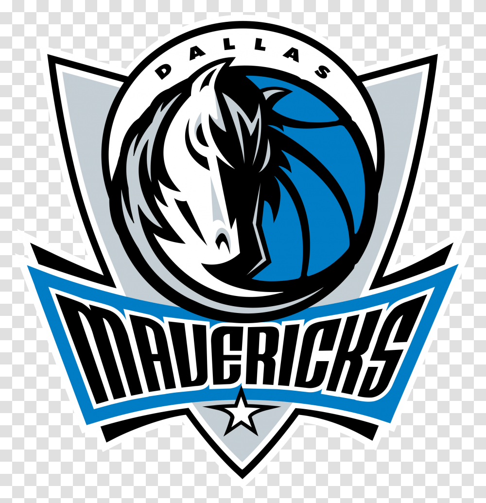 Dallas Mavericks Nba, Label, Logo Transparent Png
