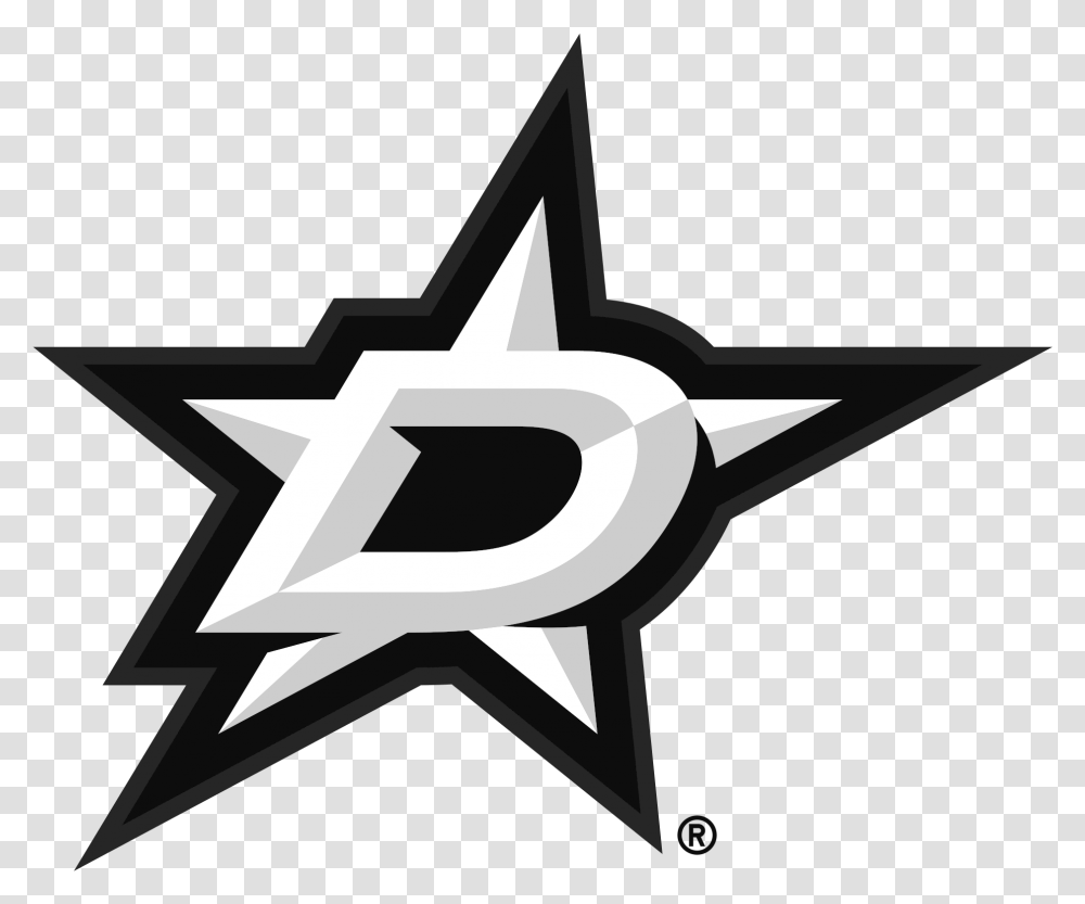 Dallas Stars Logo & Svg Vector Freebie Supply Dallas Stars Logo, Symbol, Star Symbol, Cross Transparent Png