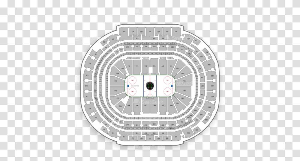 Dallas Stars Seating Chart & Map Seatgeek American Airlines Center, Building, Wristwatch, Clock Tower, Architecture Transparent Png