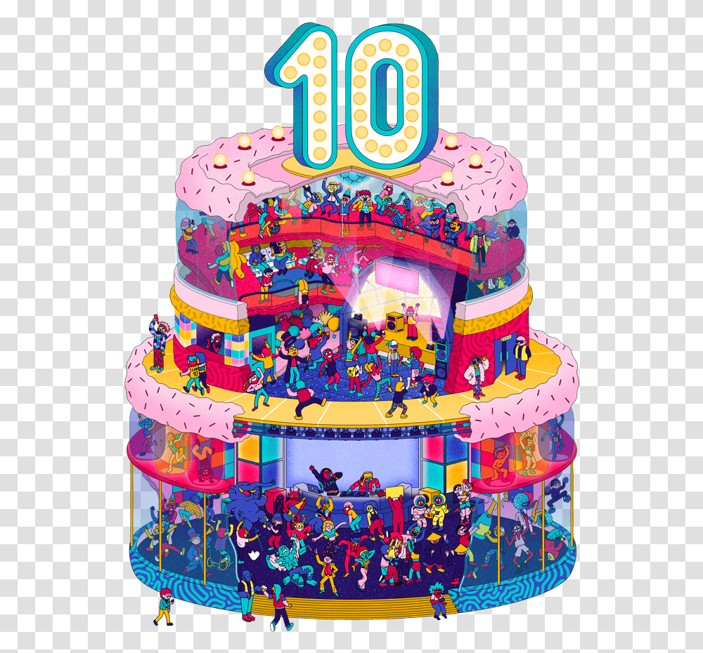 Dallas Tx Lights All Night 2019, Birthday Cake, Dessert, Food, Inflatable Transparent Png