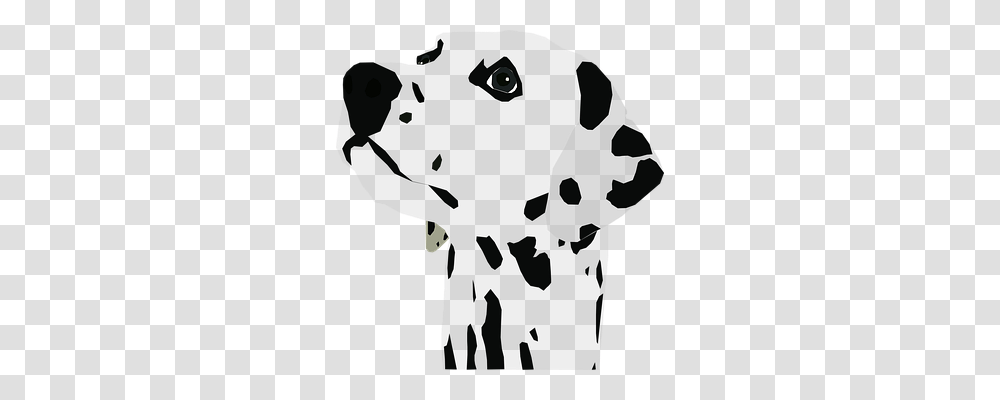 Dalmatian Animals, Stencil, Face Transparent Png