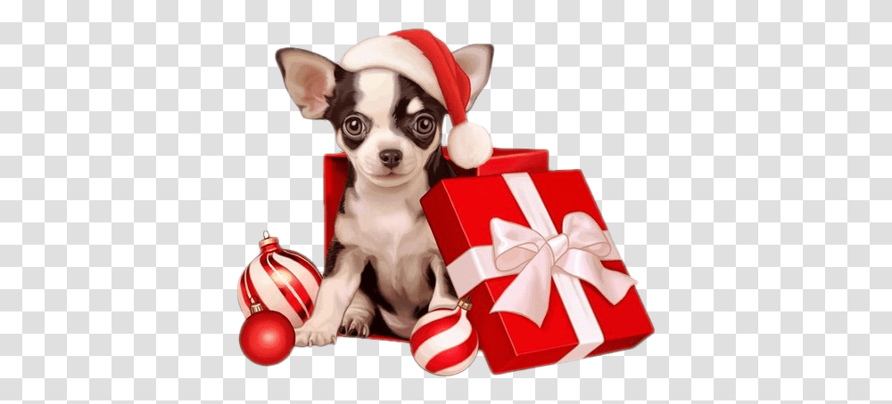 Dalmatian Dog Pug 2018 Chihuahua For New Year 500x500 Christmas Dog, Gift, Mammal, Animal, Canine Transparent Png
